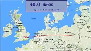 LONDON/UK PIRATE RADIO @1500km! (SpE FM DX)