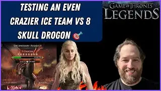 Game Of Thrones Legends RPG | 8 SKULL DROGON DRAGON FIGHT WITH AN EVEN CRAZIER ICE TEAM 🧩