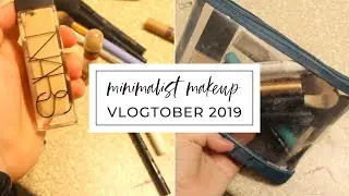 Minimalist Makeup Bag & Packing for Hali | VLOGTOBER 2019 🎃Day 24