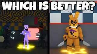 Is Purple Guy or Tarnished Spring Bonnie The Better Starter Unit? - Roblox Five Nights TD (FNTD)