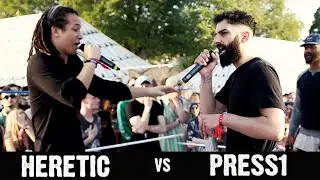 Rap Battle Heretic vs Press1 @ Love Saves The Day Music Festival