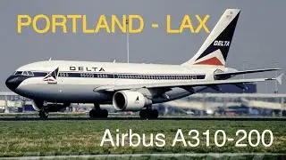 IniBuilds Airbus A310 | KPDX - KLAX | MSFS