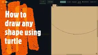 How to draw any shape using python turtle (simplest way to learn programming)