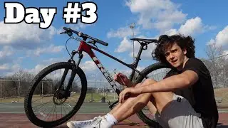 I Tried to Learn a Wheelie on a Bike in 3 more Days