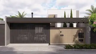 CASA TÉRREA MODERNA | 3 QUARTOS | PLANTA BAIXA - TERRENO 10X25m