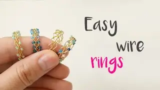 DIY How to make WIRE RINGS
