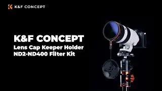 K&F CONCEPT Lens Cap Keeper Holder with Anti-lost Rope