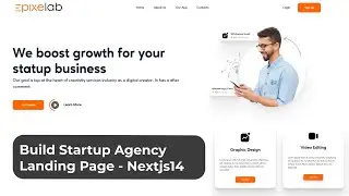 Build a Sleek Startup Landing Page with Next.js, Shadcn & Tailwind CSS