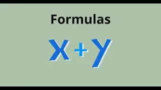 M4L1   Formula Basics