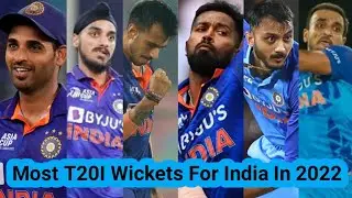 Most T20I Wickets For India In 2022
