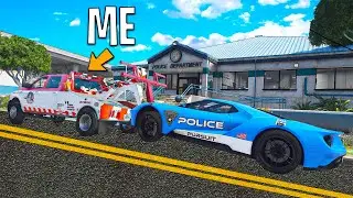 Becoming a CORRUPT Tow Truck Driver in GTA 5 RP