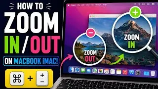 How to Zoom IN/ Zoom OUT on MacBook iMac! Keyboard Shortcuts 