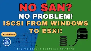 iSCSI Storage Setup from Windows Server to ESXi Host – Complete Tutorial