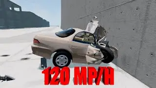 WALL VS TOYOTA MARK 2 (BEAM NG DRIVE)