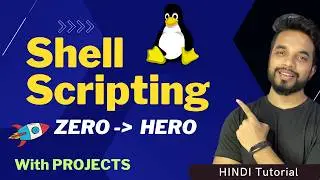 Master SHELL SCRIPTING in ONE VIDEO for Beginners 🔥 [HINDI] | MPrashant