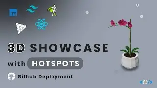3D Showcase with View Hotspots and Camera Animation | Three.js, React.js