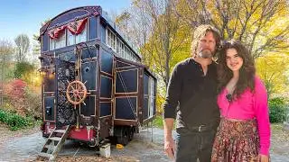 Our Gothic Fairytale Tiny Home: YOU WON'T BELIEVE THE INSIDE