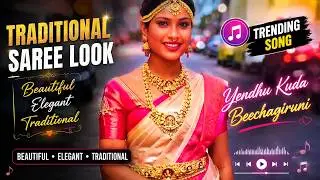Arasi ❤️ Beautiful Traditional Saree Look | Elegant South Indian Style ✨