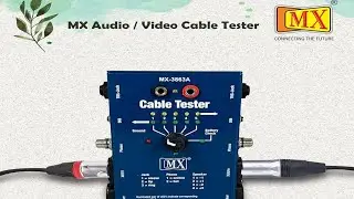 MX cable tester demo video|MX-3863 Cable Tester