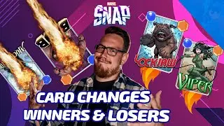 LEAKED! Blob & Mockingbird NERFED DOWN! Lockjaw & Viper BUFFED UP! - Marvel SNAP Card Changes Review