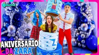 WE INVADED ZARA'S BIRTHDAY PARTY INSIDE A GIANT CAKE (THE GIRL WHO DOESN'T LIKE BELINHA)