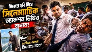 নিজের ছবি দিয়ে Cinematic Action Video বানান 🔥 AI দিয়ে Movie Style Fight Scene Tutorial 2026