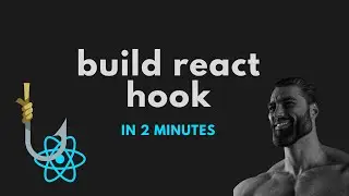 Build react hook in 2 minutes | javascript quick tutorials