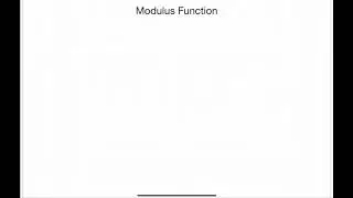 CAIE Mathematics (P2/P3) - Modulus Function