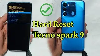 Hard Reset Tecno spark 9 ✅
