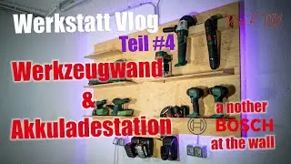 DIY Werkstatt 🛠️ Vlog #4! Werkzeugwand mit Ladestation selber bauen. French Cleat oder lieber nicht?