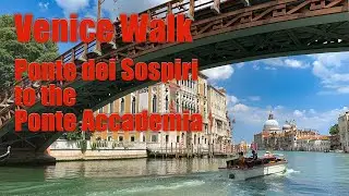 Venedig, ein Spaziergang von der Säufzerbrücke zur Accademia Brücke