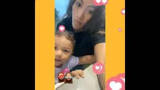 Liz cantando  e dançando com a titia 😍#liz