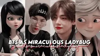 BTS AS MIRACULOUS LADYBUG