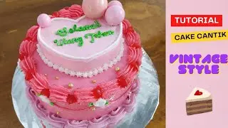 How to decorate a beautiful birthday cake! mother's day cake
