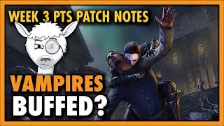 Lots of BUFFS including Templars/Vampires/Necromancers | Week 3 PTS Patch Notes 9.3.2 | ESO