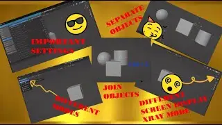 blender lesson 1 [how to join and separate objects]