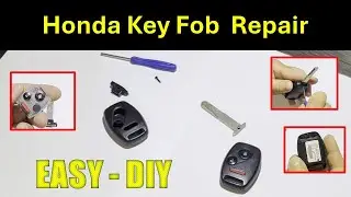 Honda Civic Key Fob Cheap Repair Fix DIY. Same on Accord CRV Odyssey Pilot Ridgeline CRZ Fit Insight