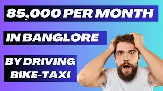 85k per month in Bangalore! Bike Taxi Driver Shocking Video 