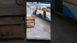 😱 Bus driver Saved women from thef 😱 #busdriver #theft
