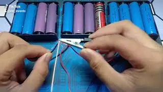 Playing with lithium ion battery