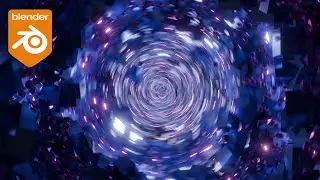 Create a Stylized Vortex Effect with Geometry Nodes | Blender Tutorial