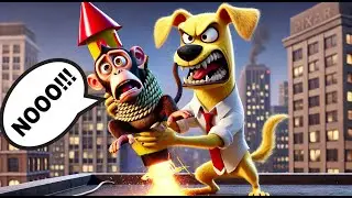 Chimp Goes Way Too Far With Office Pranks [Epic Dog Revenge]