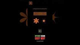 How to make different types of design | in Adobe illustrator #illustrator #tipsandtricks #tutorial