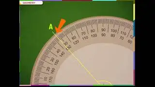 Construction of Angle with a Protractor class-6