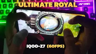 Ultimate Royal🔥.IQOO-Z7 BGMI Handcam Test 4 Finger Claw Gyro 60 FPS Handcam Test BGMI/PUBG