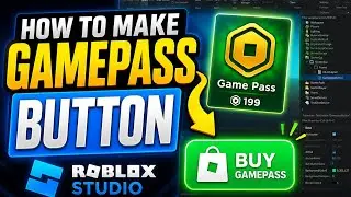 How To Make a Gamepass Button In Roblox Studio (2026)💲💲💲😱 