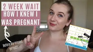 MY 2 WEEK WAIT - HOW I KNEW I WAS PREGNANT BEFORE MY MISSED PERIOD!! 🙊 |  _MrsTino