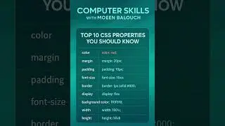 Top 10 CSS Properties You Should Know