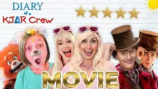 Funny Prank MOVIES Parody! DIARY of a KJAR Crew! Wonka, Barbie, Disney Pixar Turning Red, Encanto