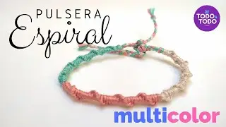 💜Multicolor Spiral Bracelet / Easy Thread Bracelet. ✌Hippie Bracelet.